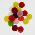 Colorful pompoms for art & craft and cloth decoration